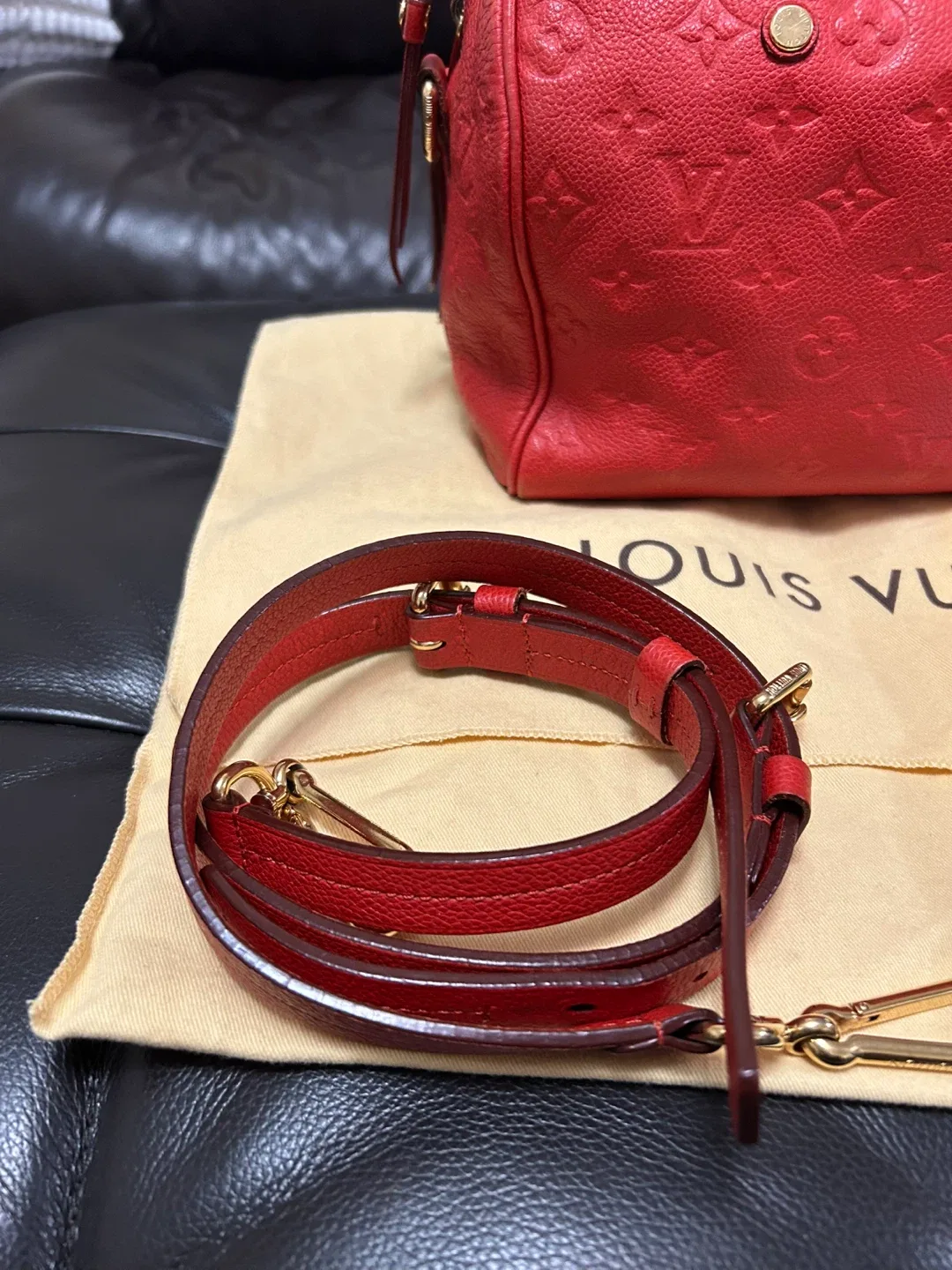 Louis Vuitton Speedy Bandouliere 25 Orient Empreinte Leather image indicator(3)