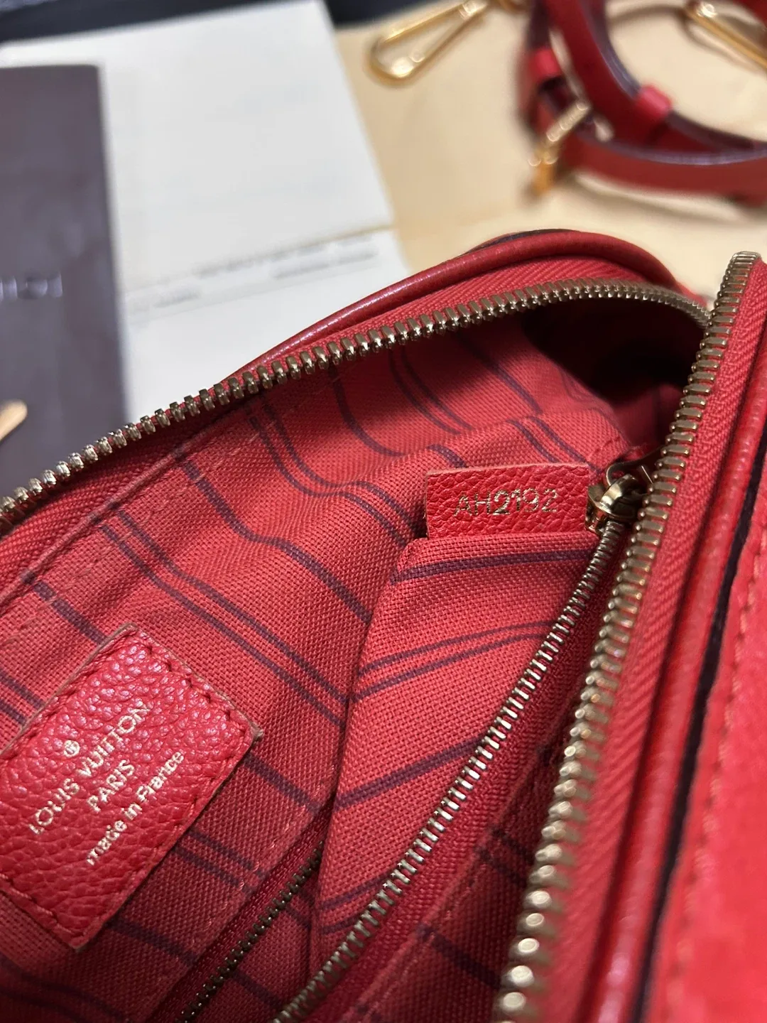 Louis Vuitton Speedy Bandouliere 25 Orient Empreinte Leather image indicator(10)