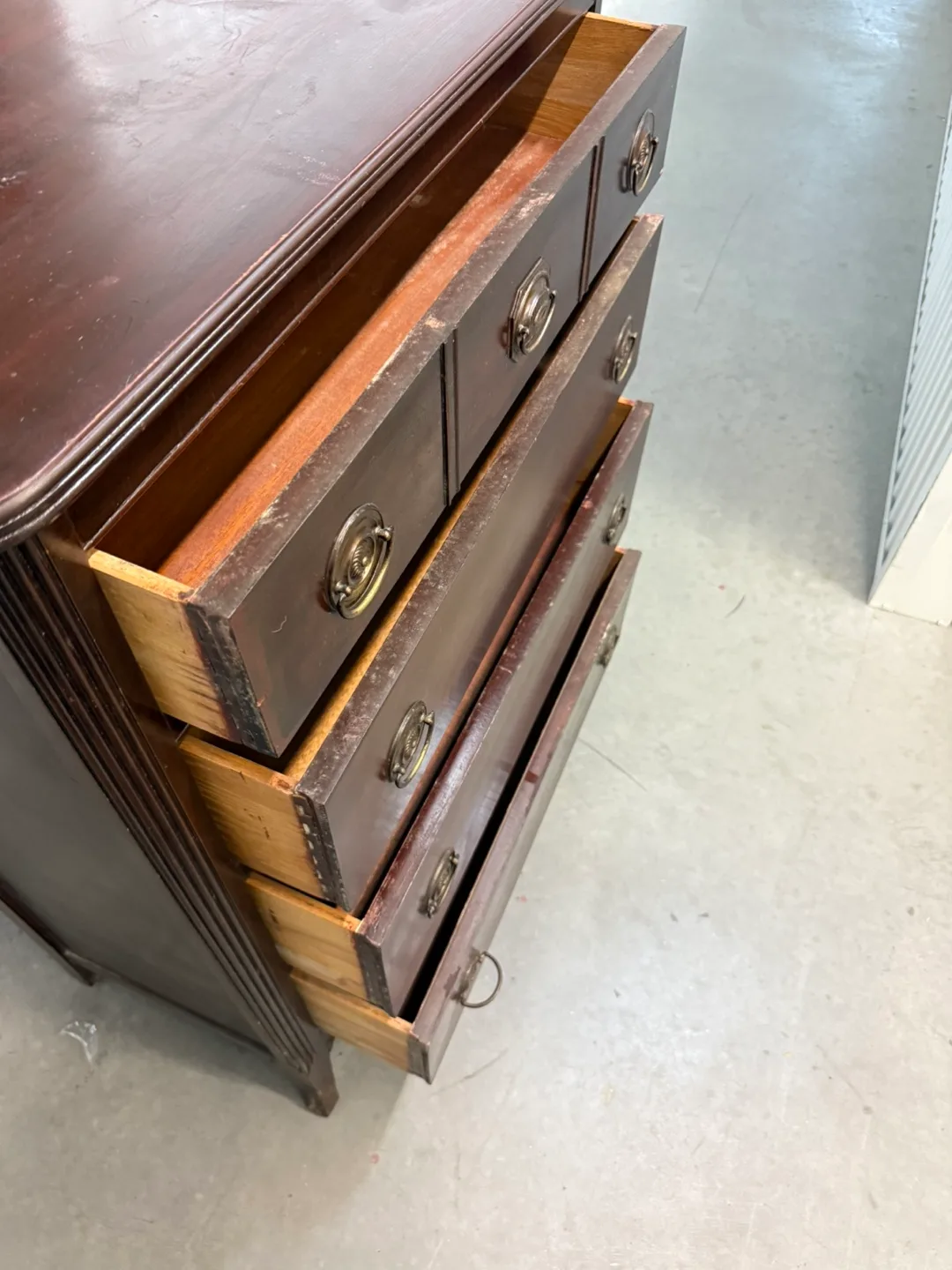 Antique Wooden Chest of Drawers image indicator(10)