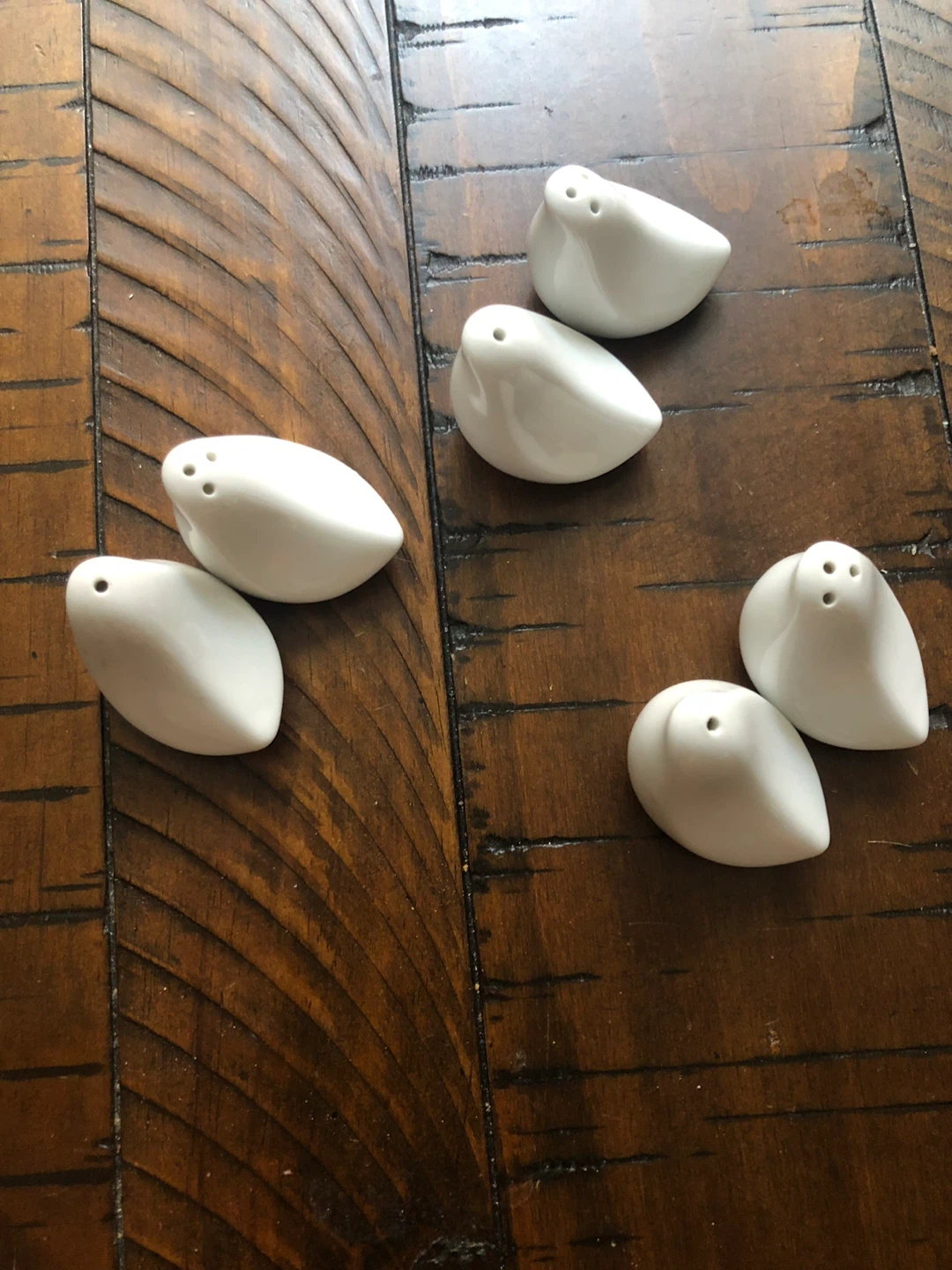 🧡White Ceramic Bird Salt & Pepper Shakers🧡