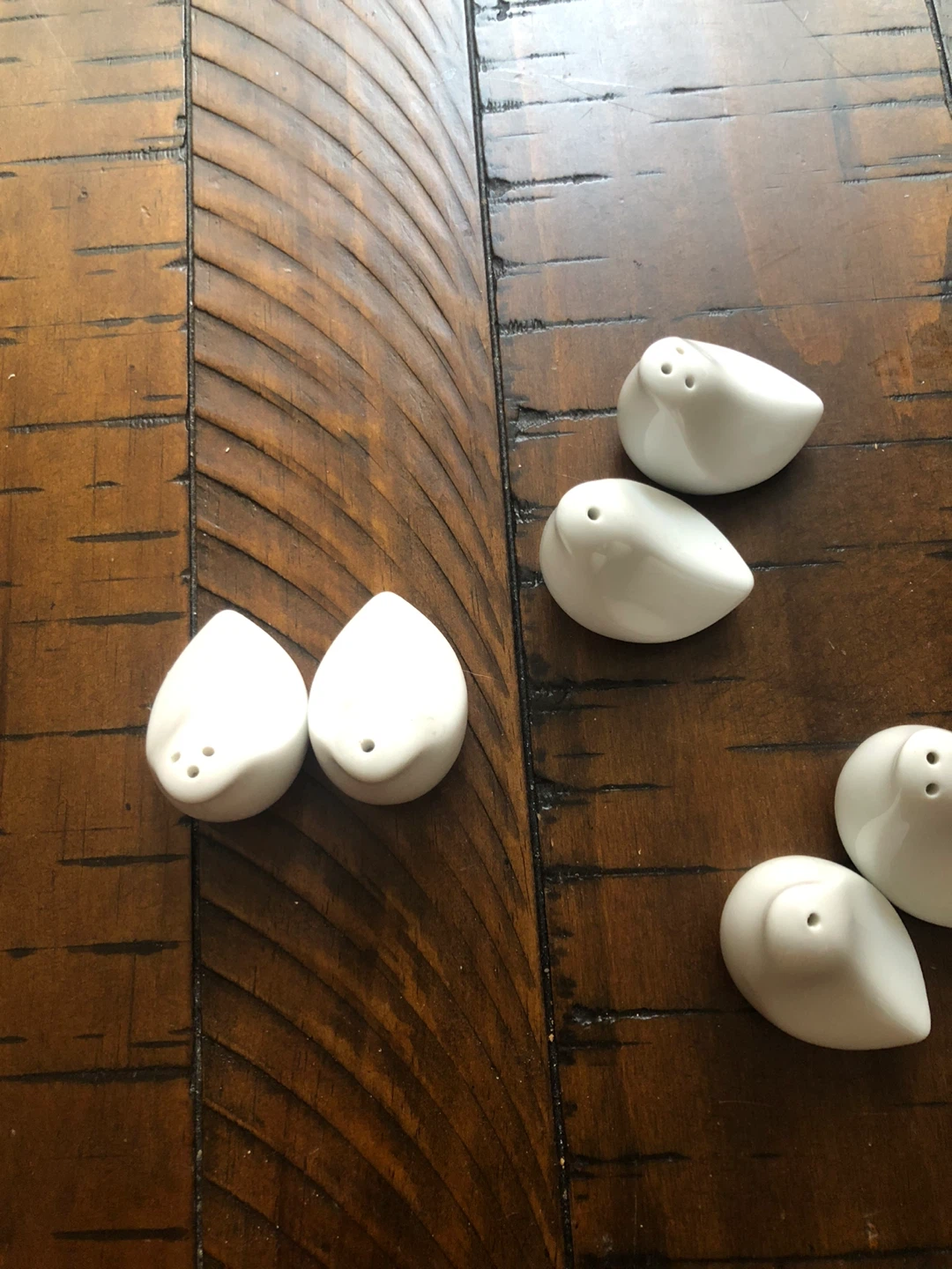 🧡White Ceramic Bird Salt & Pepper Shakers🧡 - photo 2