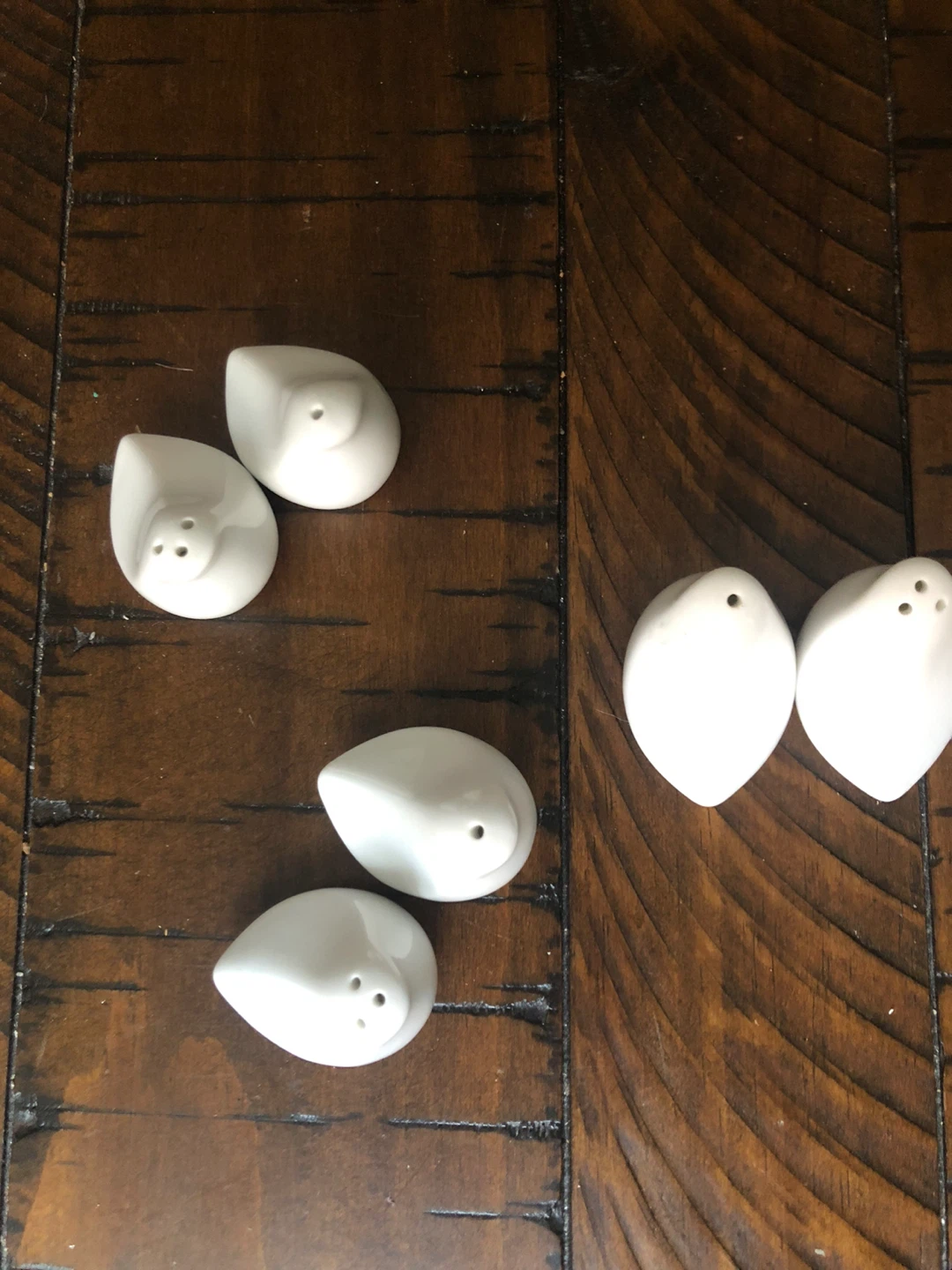 🧡White Ceramic Bird Salt & Pepper Shakers🧡 - photo 3