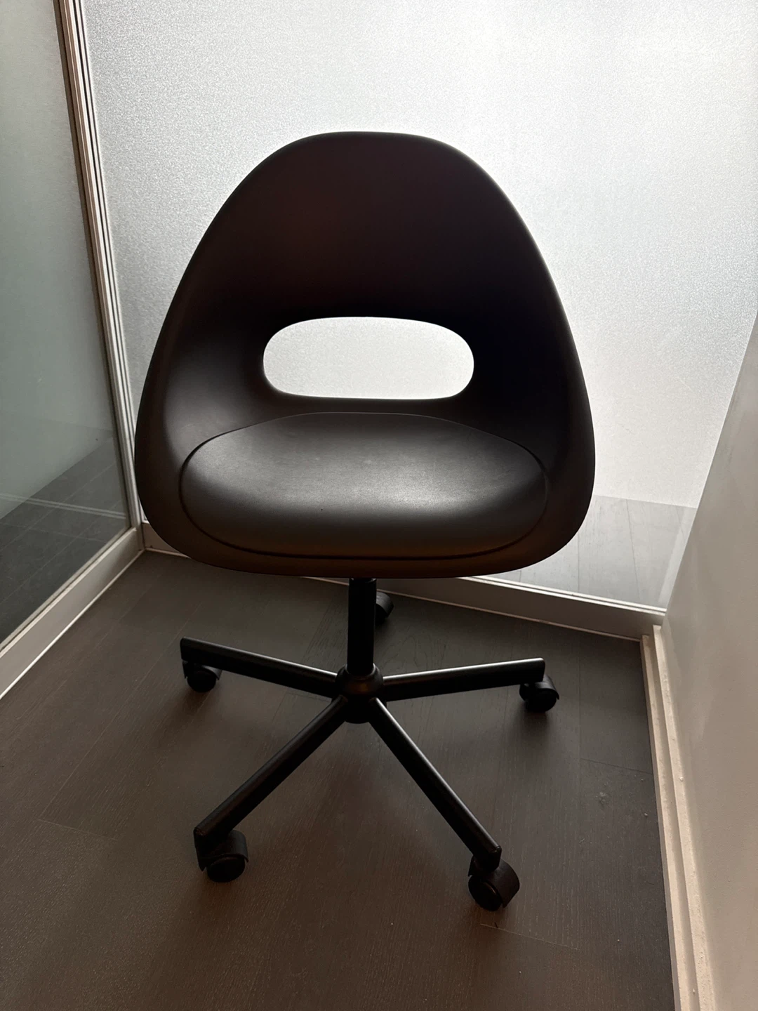 IKEA Black Swivel Chair - photo 2