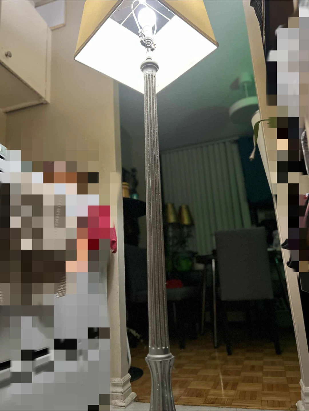 Floor Lamp with Beige Shade - photo 3