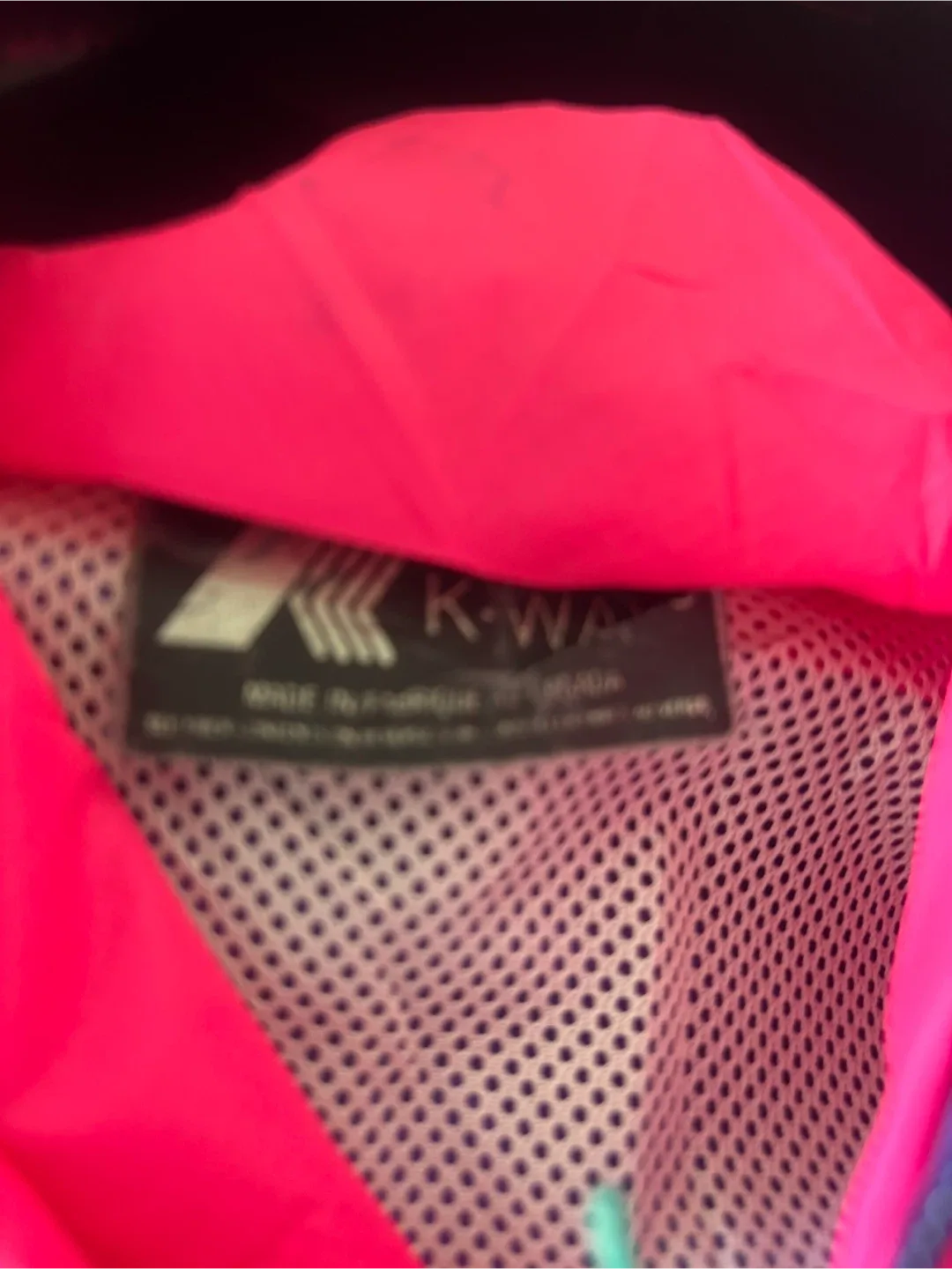 Vintage 80’s K-Way Colour Block Jacket - Unisex XL image indicator(4)