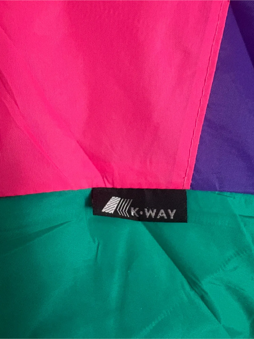 Vintage 80’s K-Way Colour Block Jacket - Unisex XL image indicator(5)