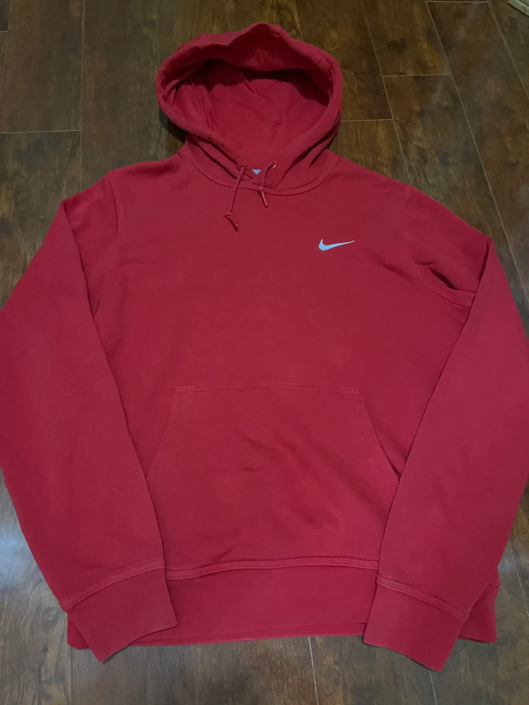 Mens Red Nike Hoodie