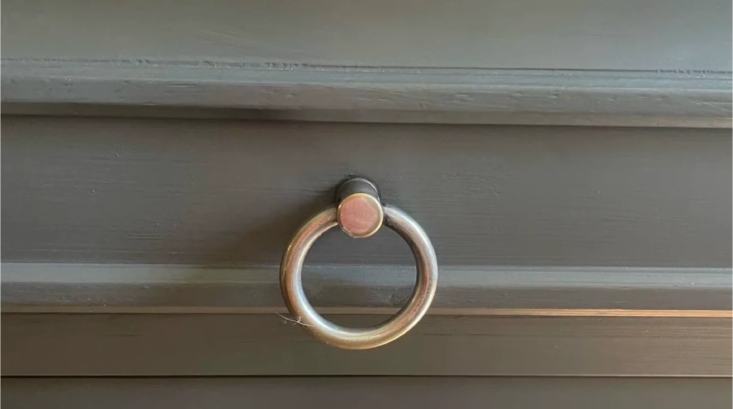 Grey Bombey Wooden Desk with Drawers image indicator(3)