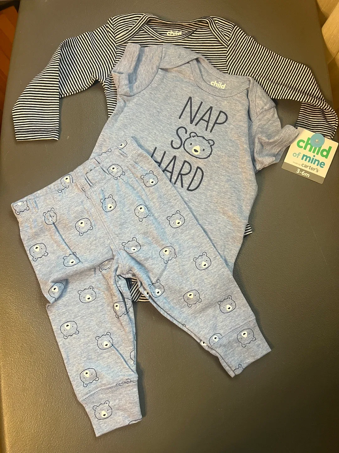 Child of Mine 3-6M Onesies & Pants Set thumbnail