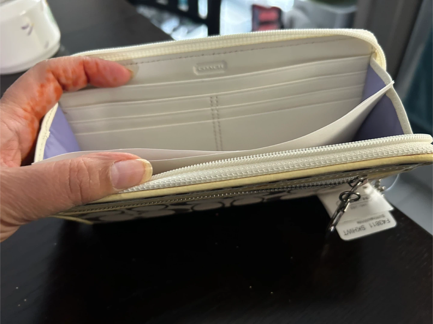 Coach Signature Zip Around Wallet - photo 4