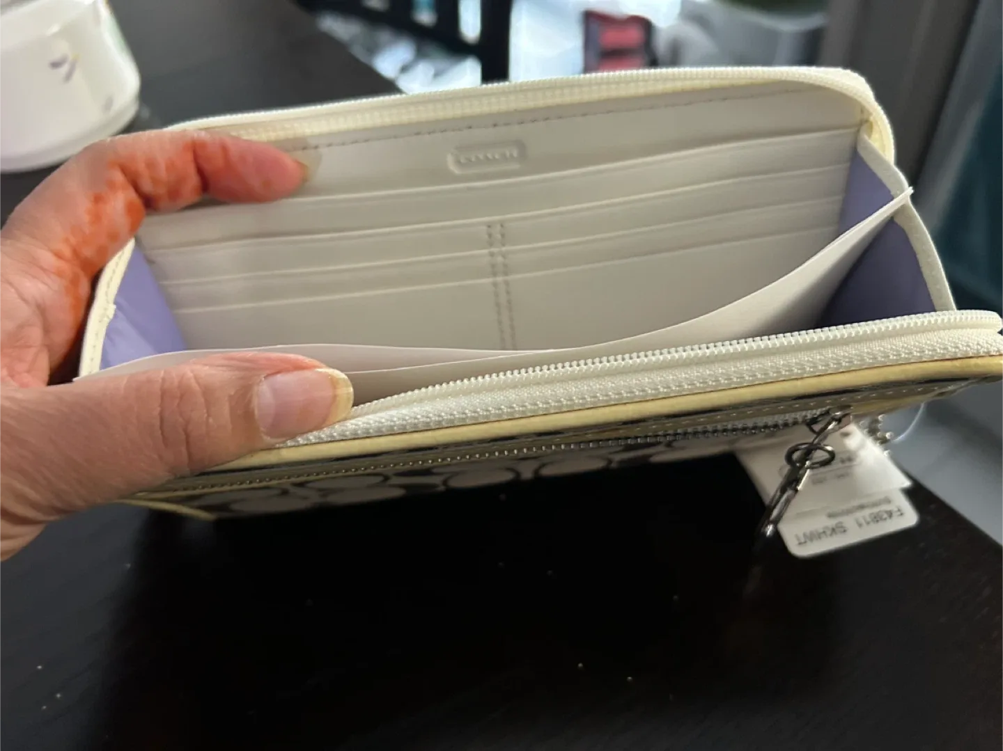 Coach Signature Zip Around Wallet image indicator(4)