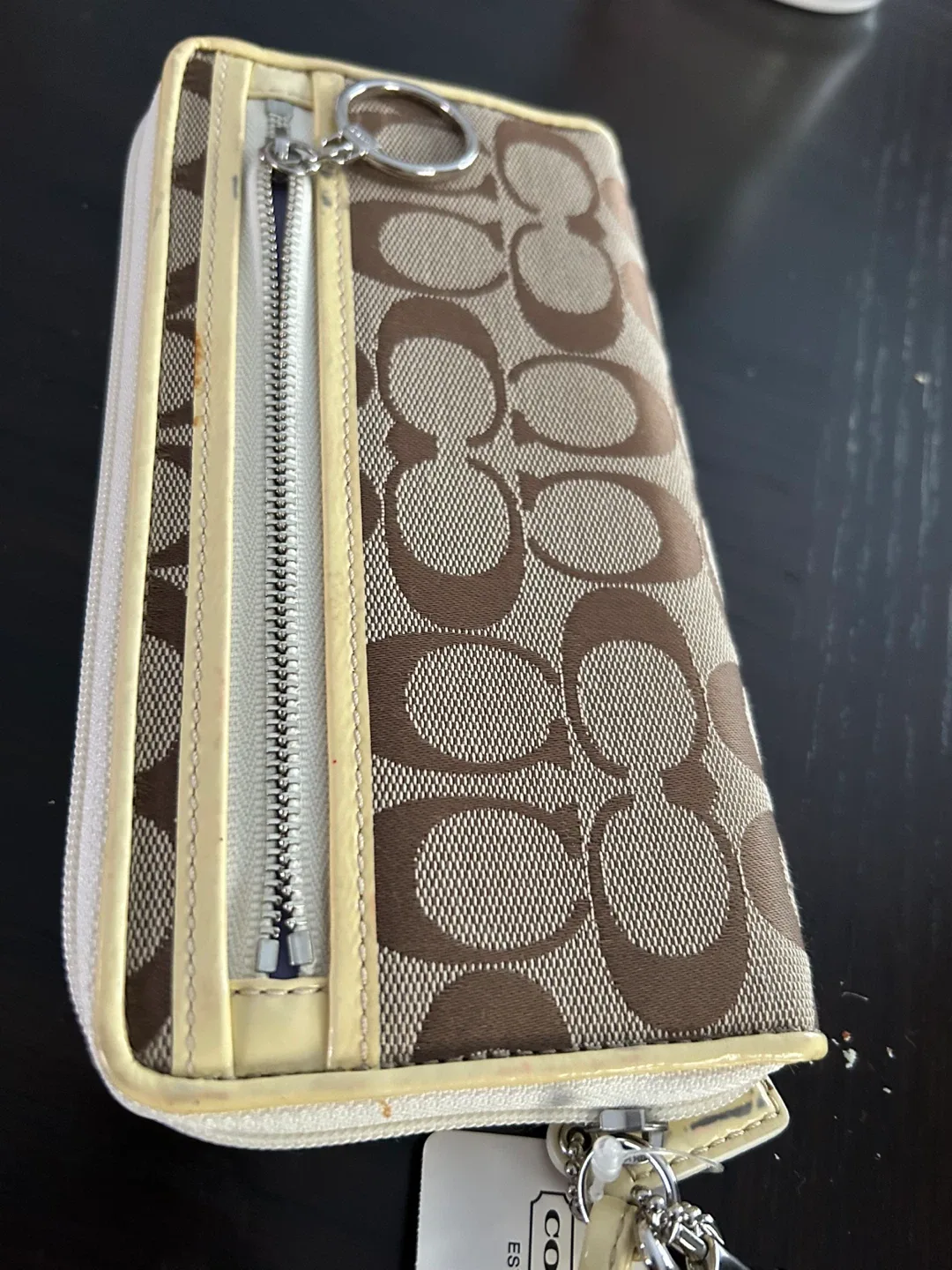 Coach Signature Zip Around Wallet image indicator(2)