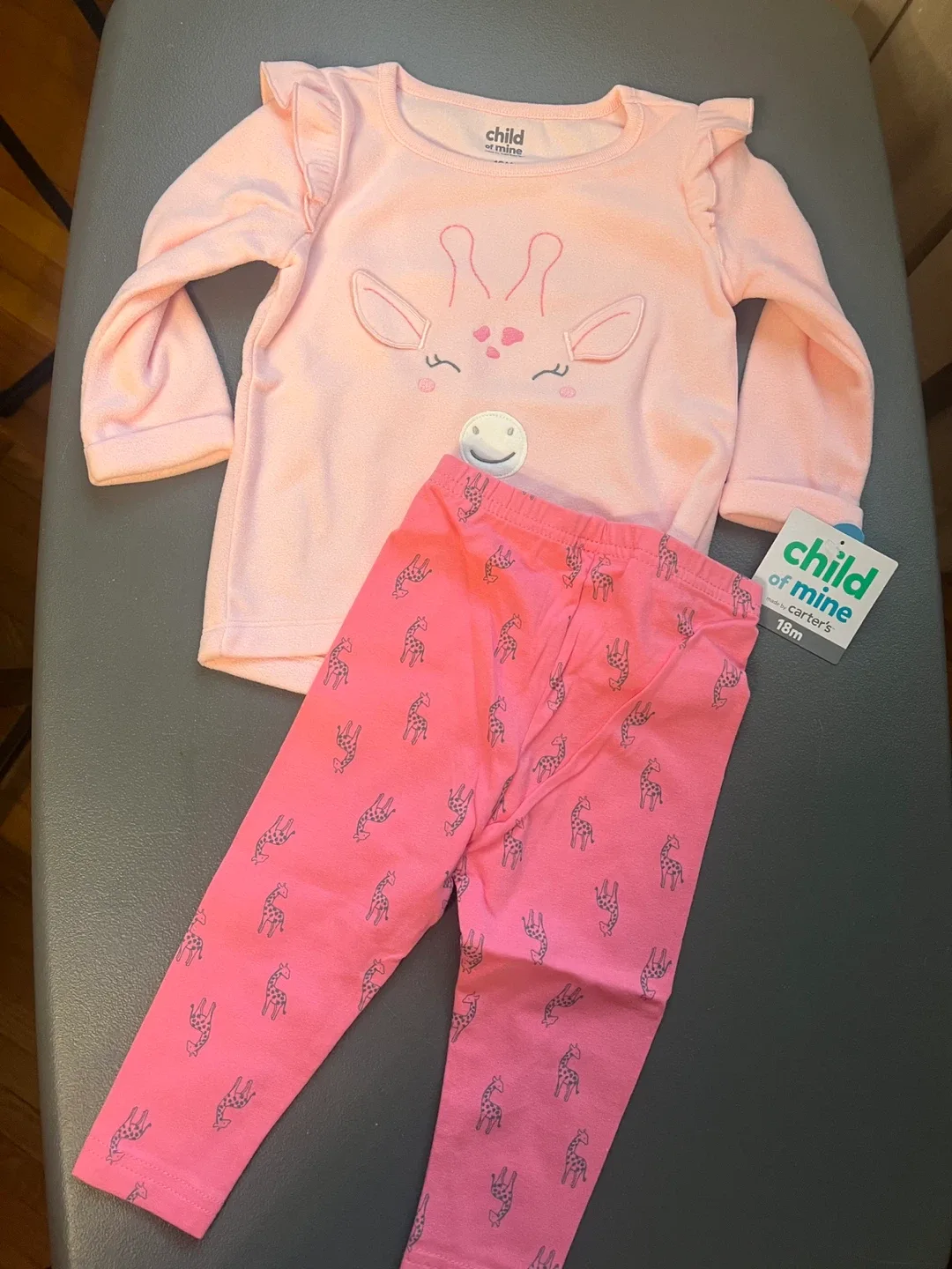 New Child of Mine Carter's Giraffe Outfit - 18 Months thumbnail