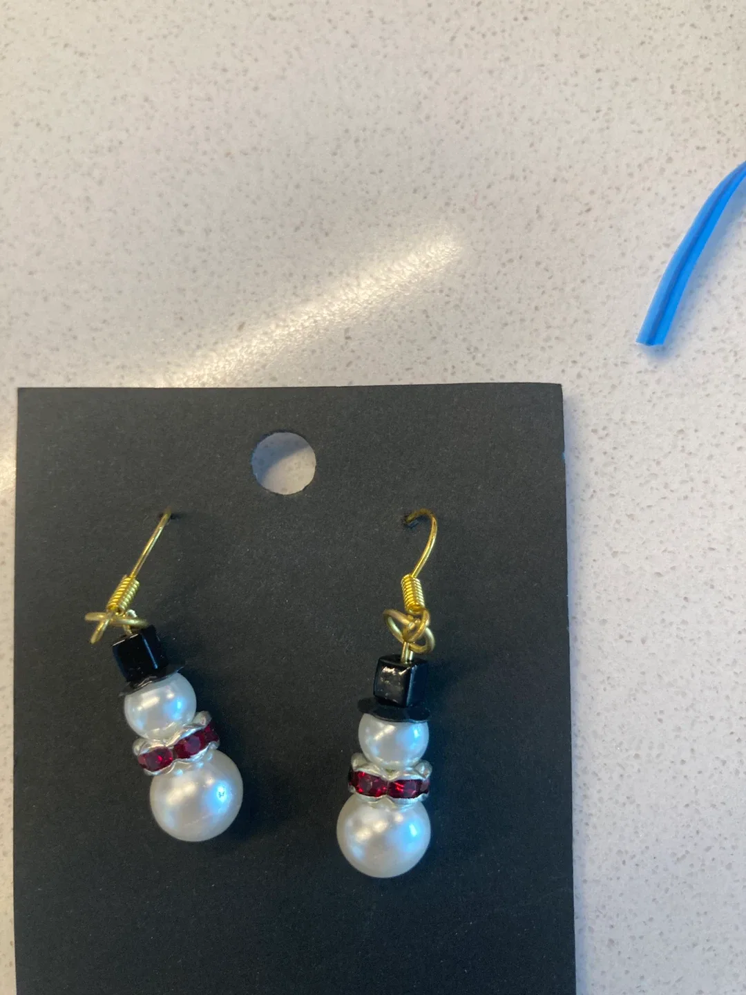 Snowman Earrings thumbnail