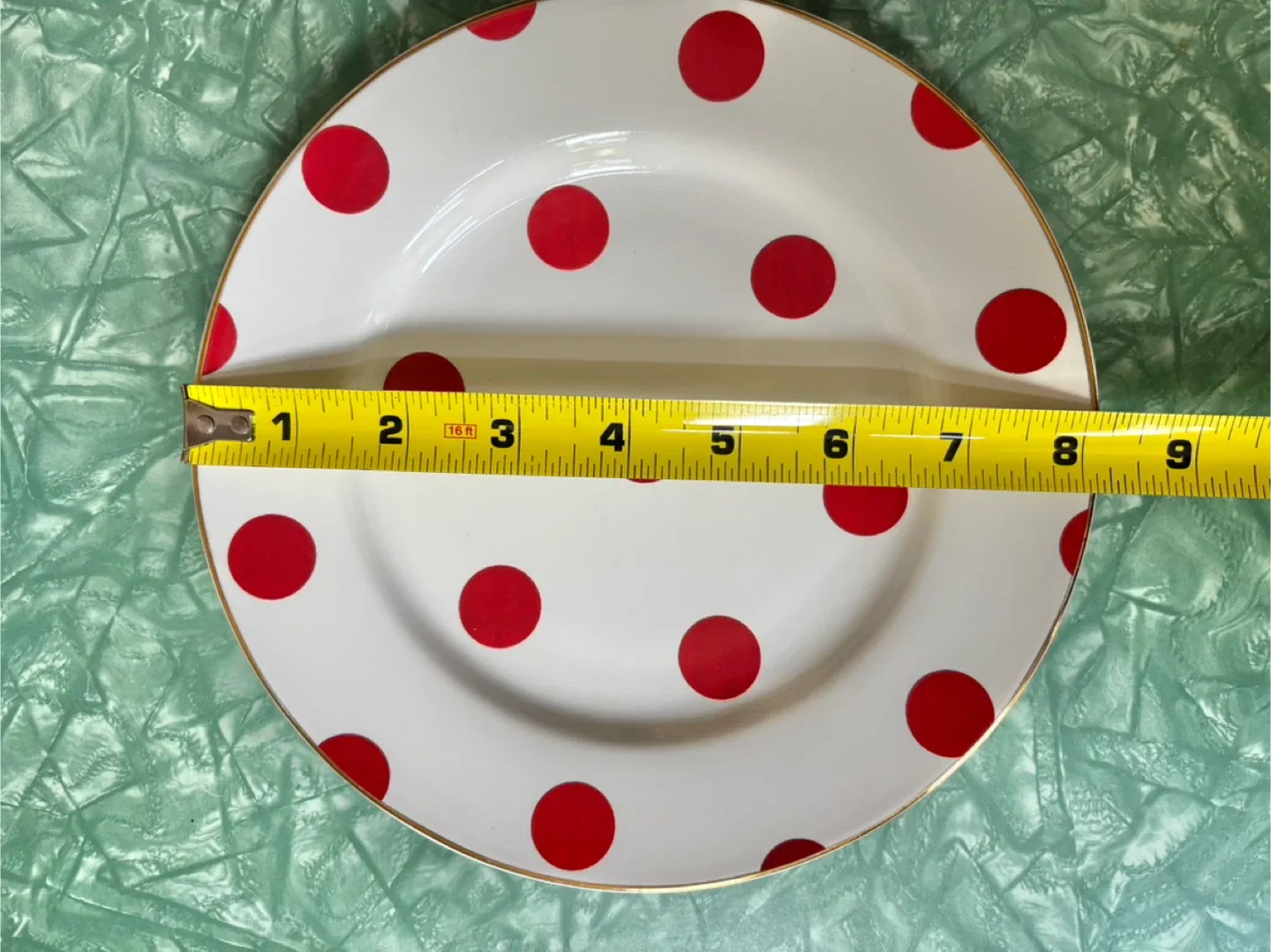 Rosanna Red Dots Plates - Set of 4 image indicator(4)