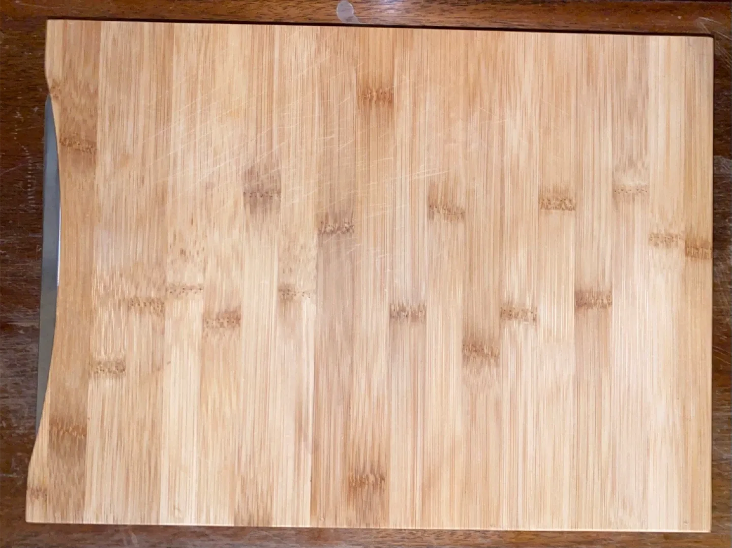 Bamboo Cutting Board w/ pull-out tray (New) image indicator(2)
