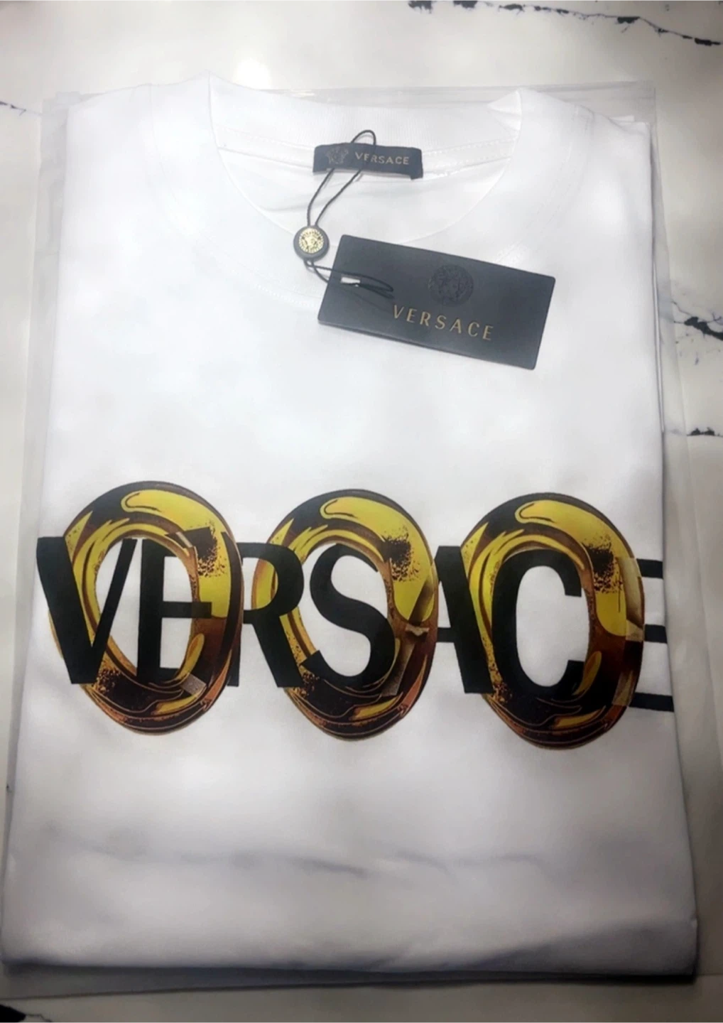 Versace White T-Shirt, Size M, L, XL - photo 3