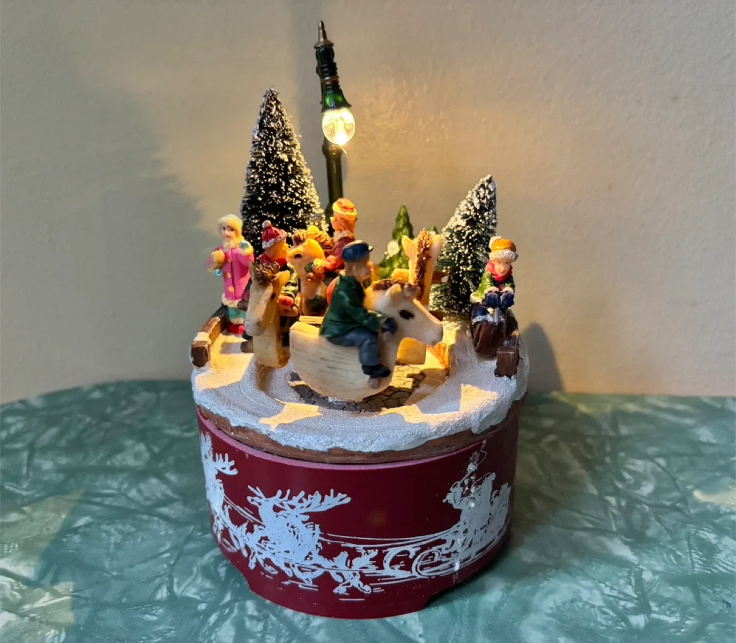 Lord & Taylor Christmas Musical Carousel Decoration thumbnail