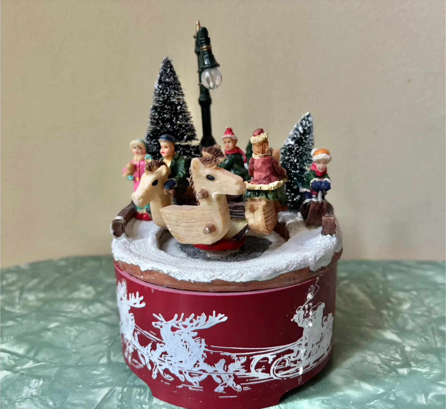 Lord & Taylor Christmas Musical Carousel Decoration image indicator(2)