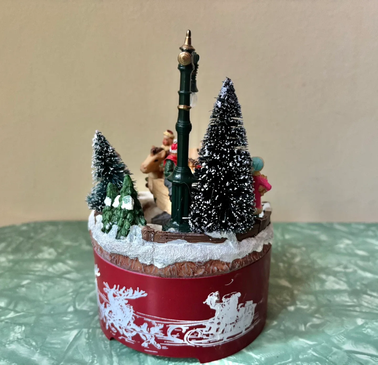 Lord & Taylor Christmas Musical Carousel Decoration image indicator(4)