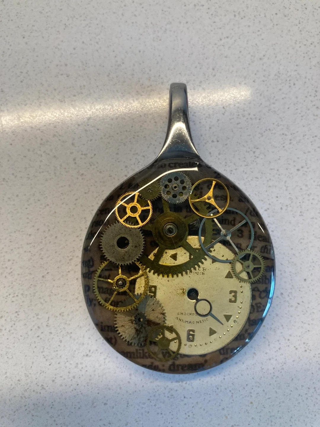Unique Handmade Steampunk Pendant thumbnail