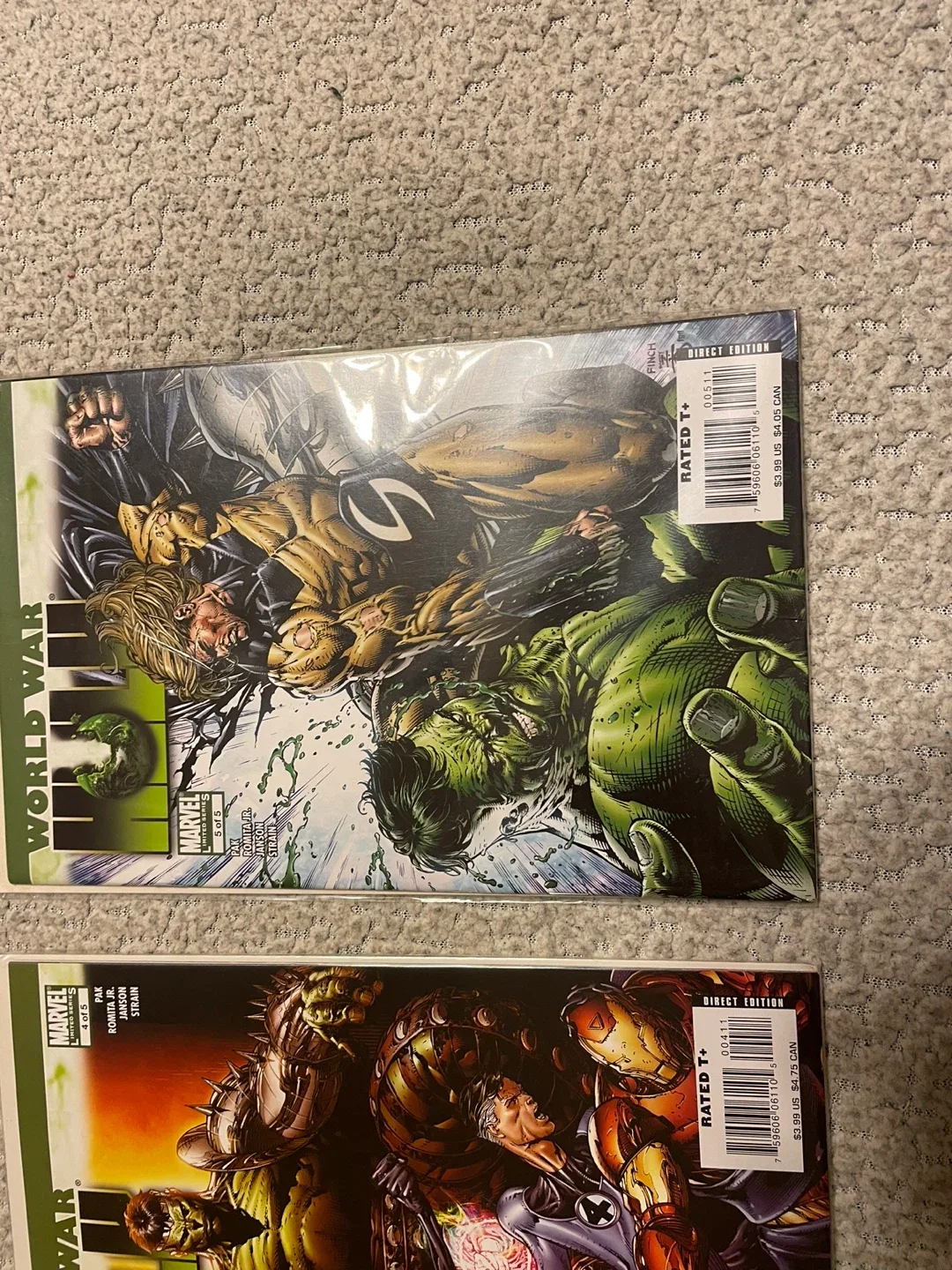 World War Hulk Comic Book Set lot image indicator(4)