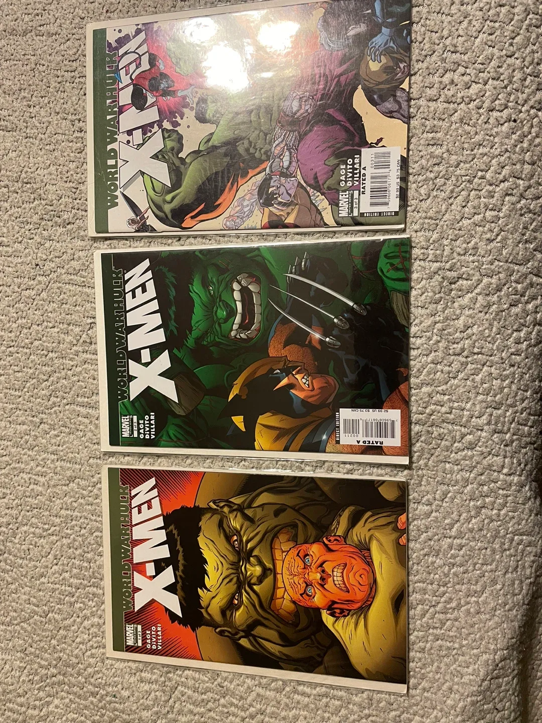 World War Hulk Comic Book Set lot image indicator(5)