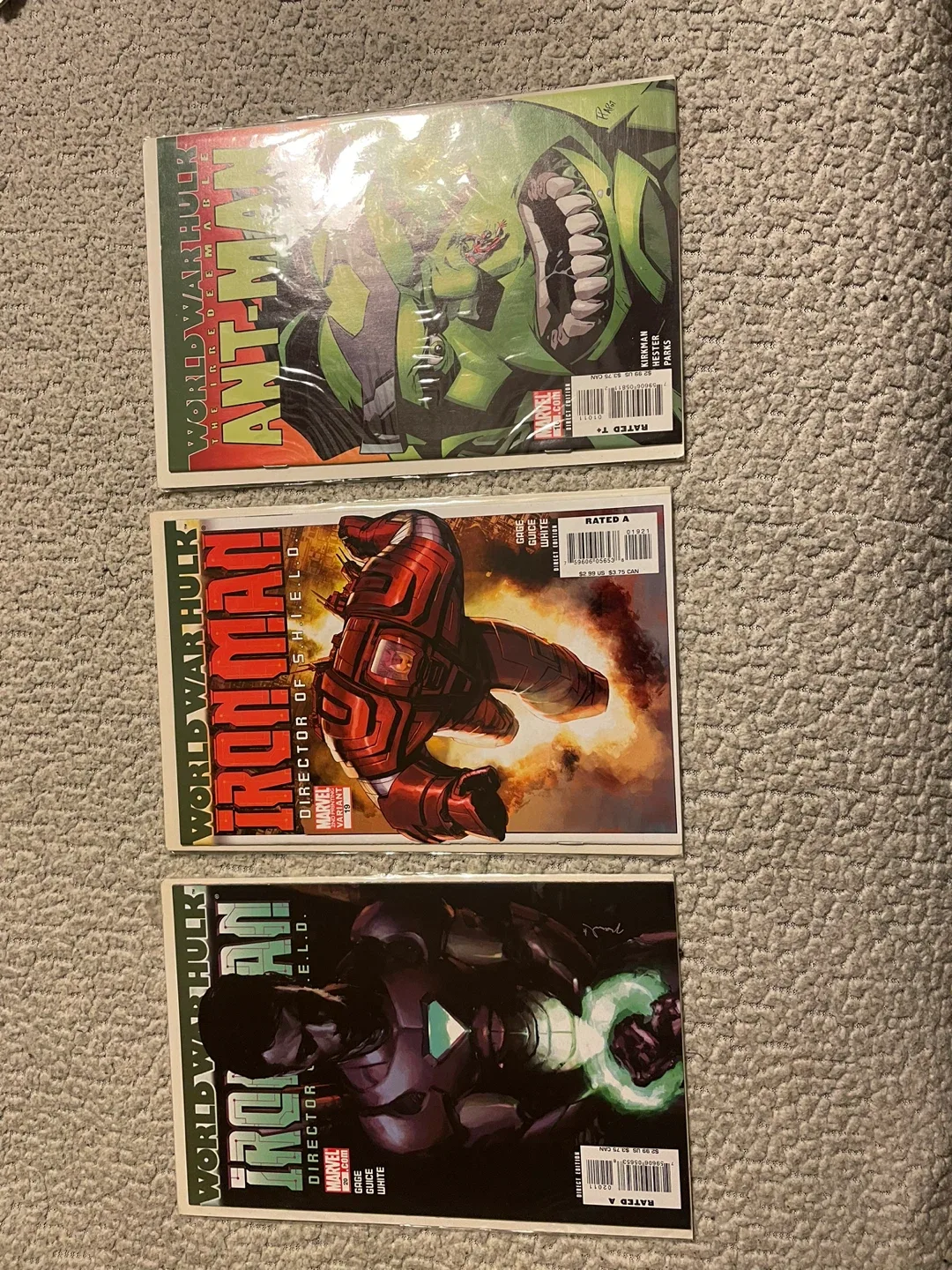 World War Hulk Comic Book Set lot image indicator(8)