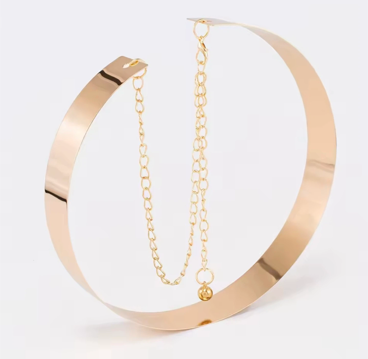 Gold Metal Waist Belt adjustable - photo 2