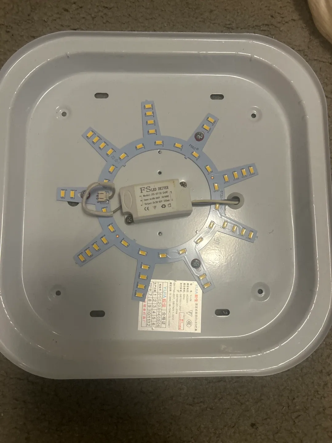 LED Flush-Mount Ceiling Light l – Integrated Driver image indicator(3)