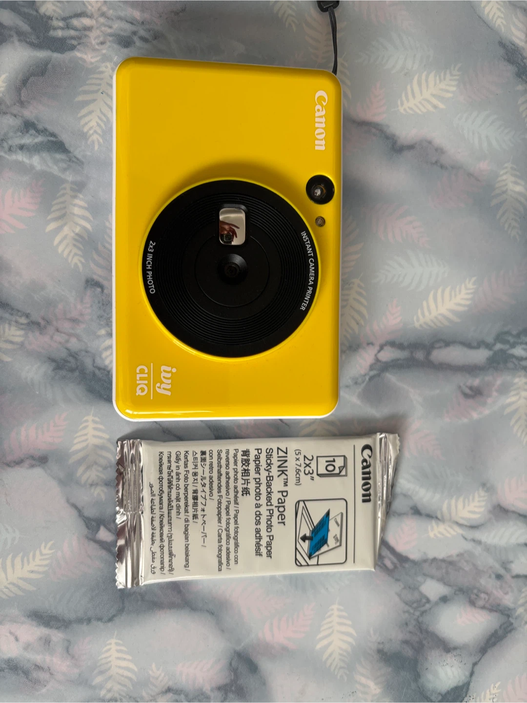 Canon IVY CLIQ Instant Camera Printer - Yellow - photo 3