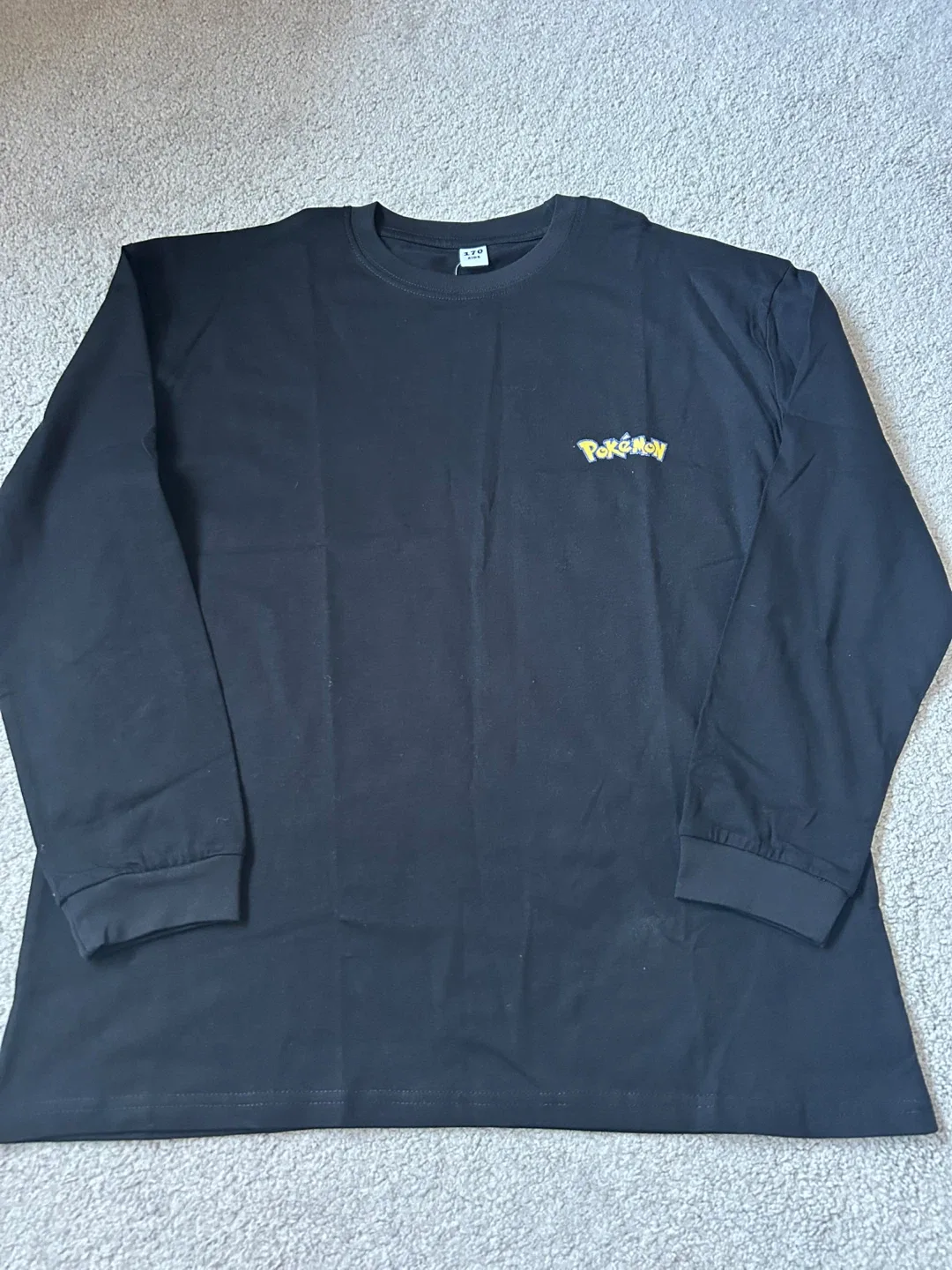 Boys Pokémon Black Long Sleeve Shirt - Size 170 thumbnail
