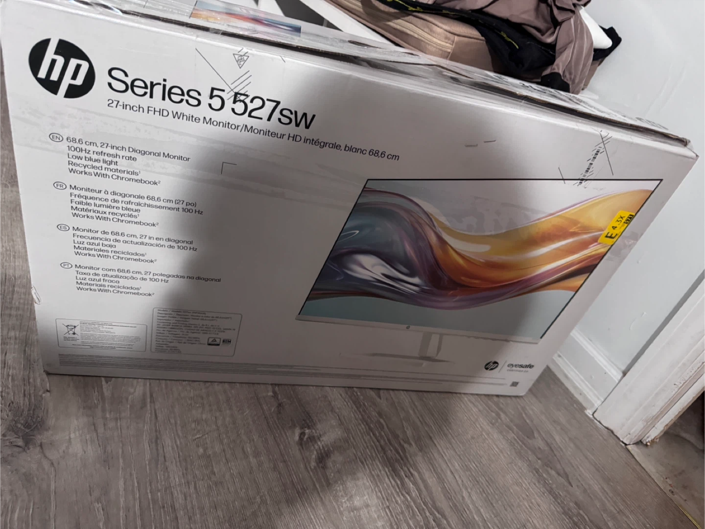 HP Series 5 527sw 27-inch FHD White Monitor - New