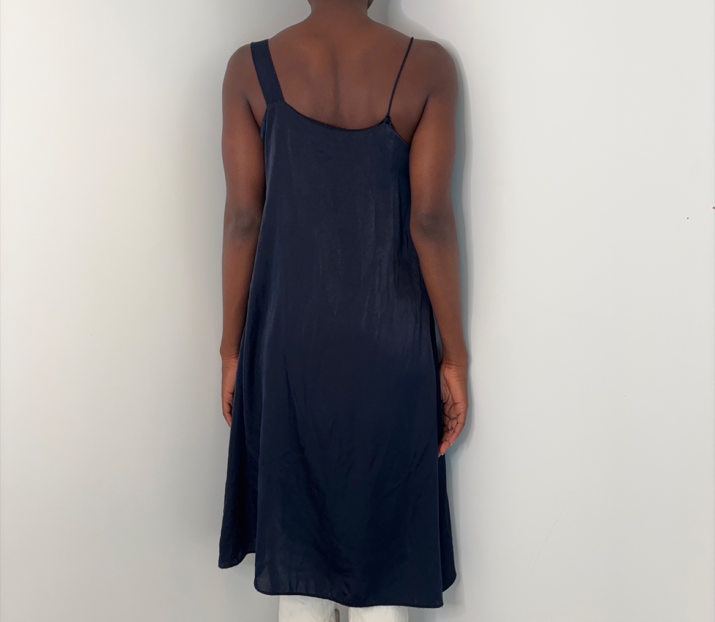 ZARA BASIC Navy Hi Low Tunic Top - photo 5