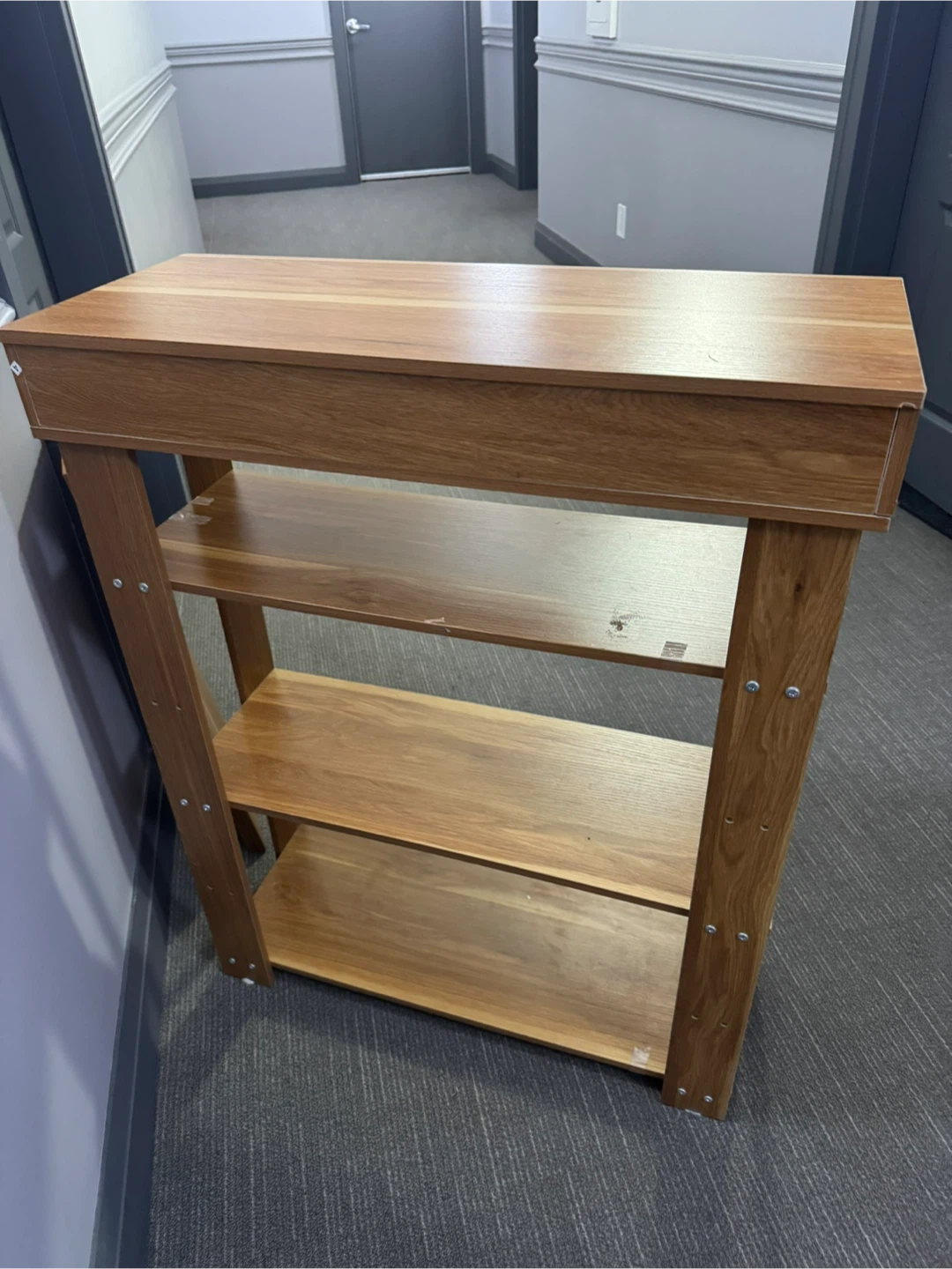 Wooden Shelf Unit - photo 4