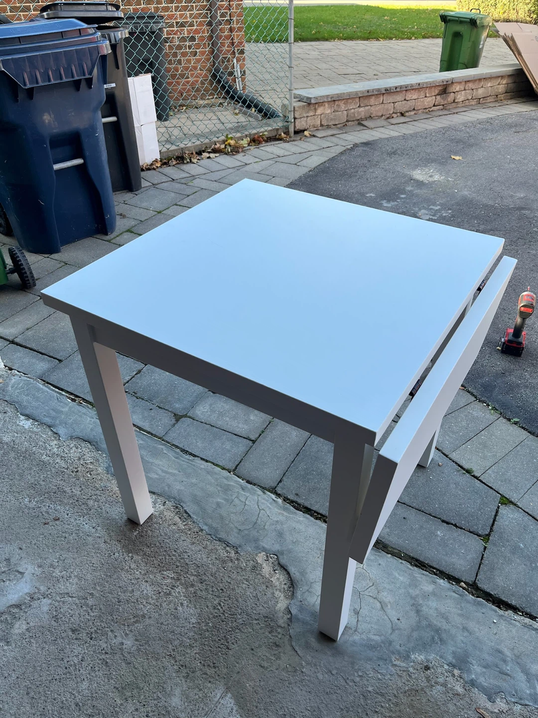 Ikea White Extendable Table