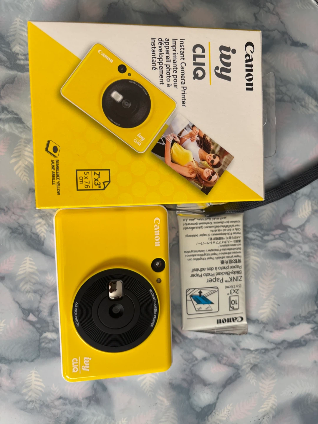 Canon IVY CLIQ Instant Camera Printer - Yellow