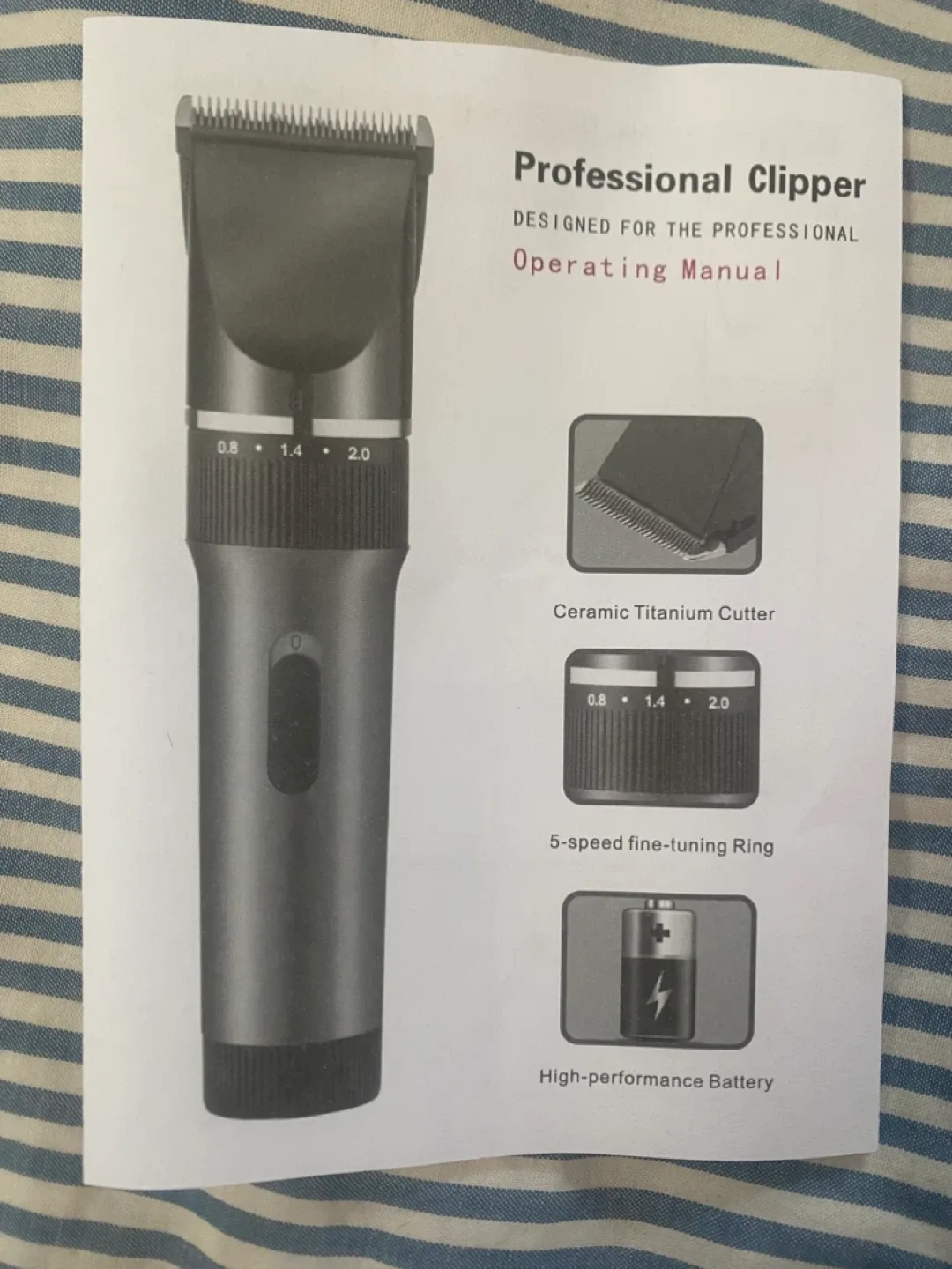 ENJOY PET Professional Pet Hair Clipper image indicator(4)