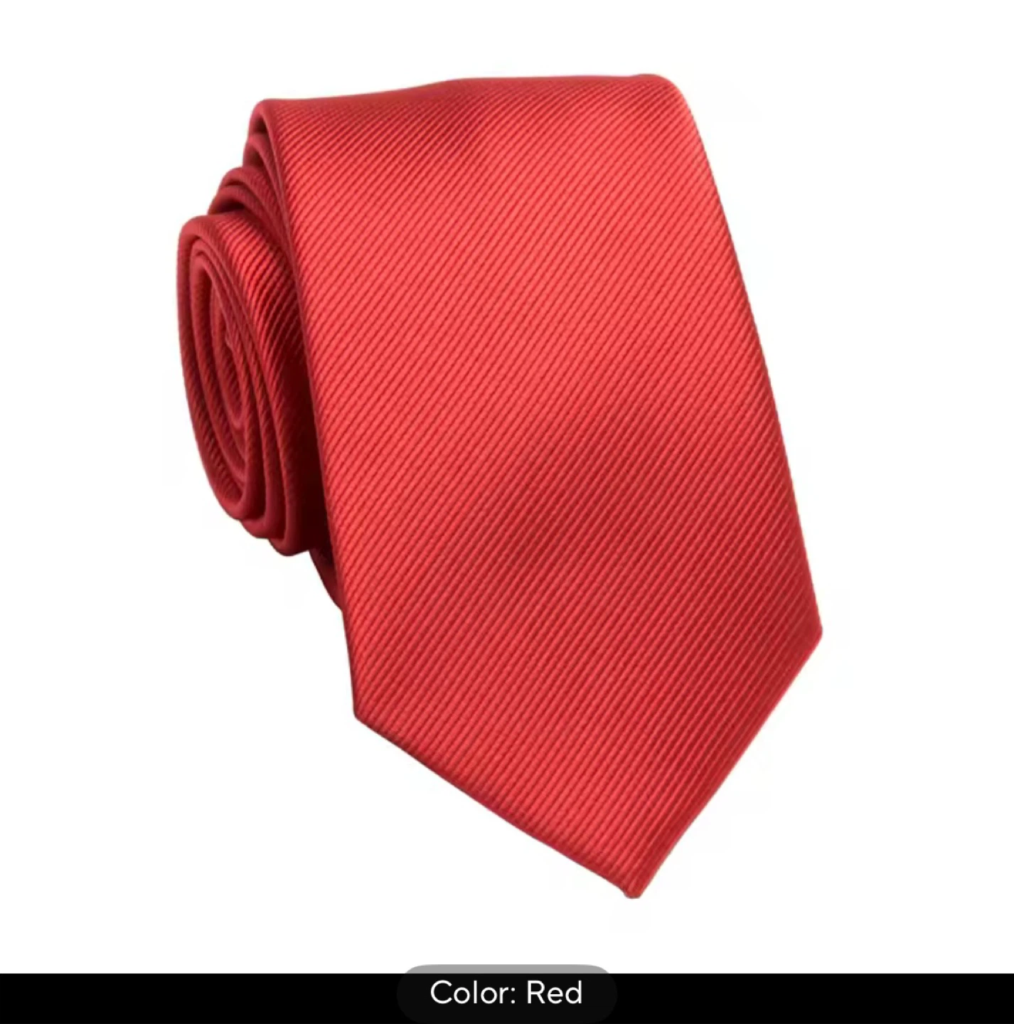 Jacquard Men's slim Ties Wine Red, Champagne, Purple, Rose Red - photo 3