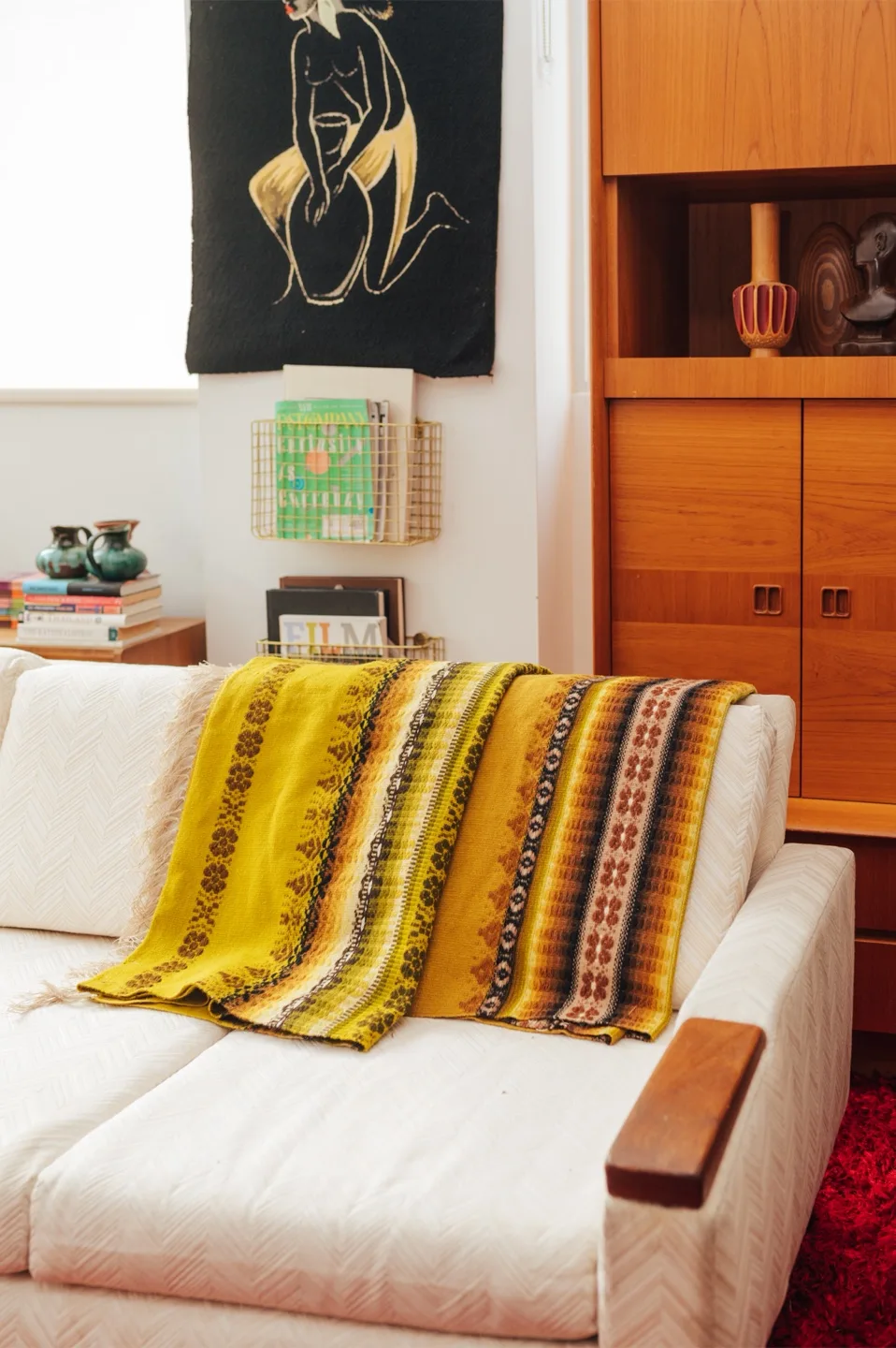 70’s Folk-Inspired Wool “Car Blankets” 💛