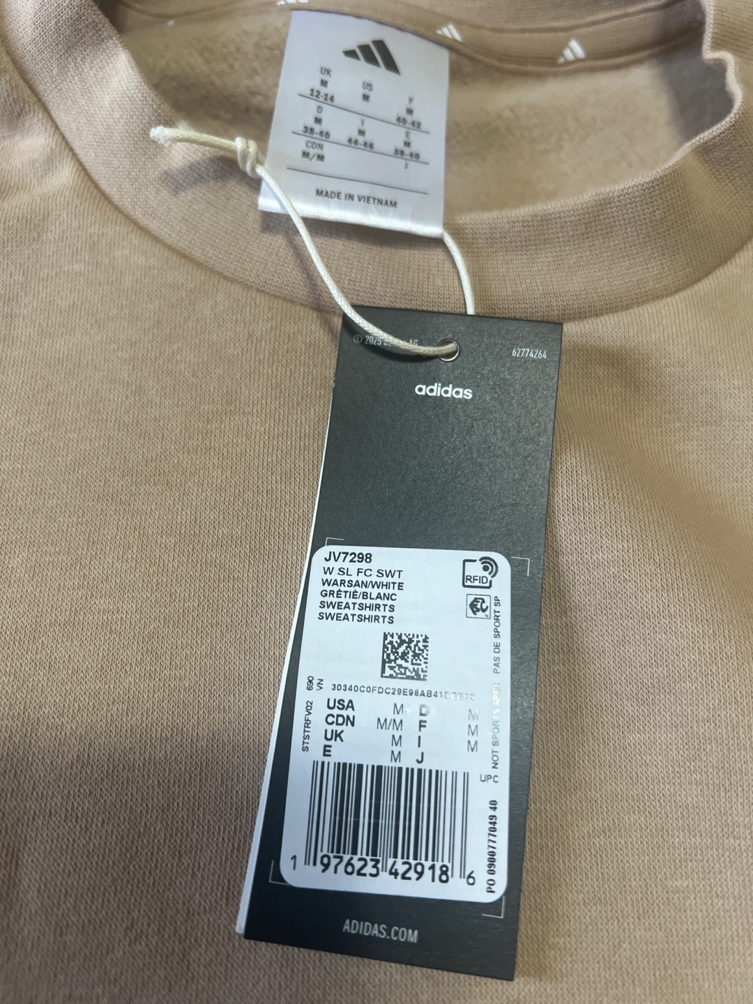 New Adidas Sweatshirt - Size M - photo 2