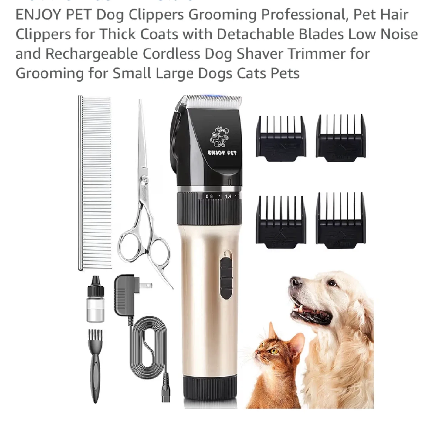 ENJOY PET Professional Pet Hair Clipper thumbnail
