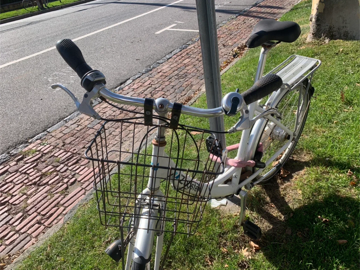 Zagster White Bicycle with Basket image indicator(4)