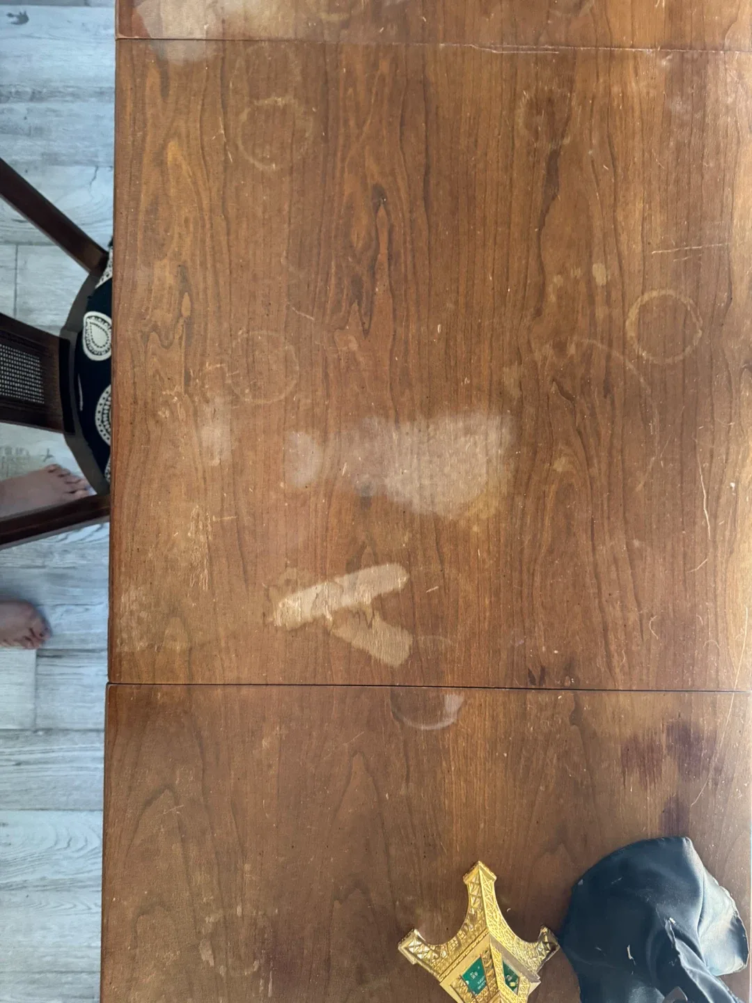 Vintage Vanity Desk with Mirror and Chair image indicator(3)