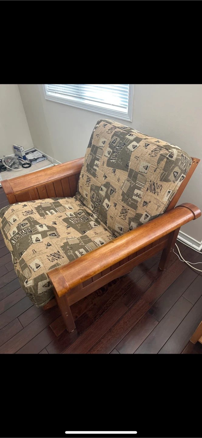 Futon arm chair