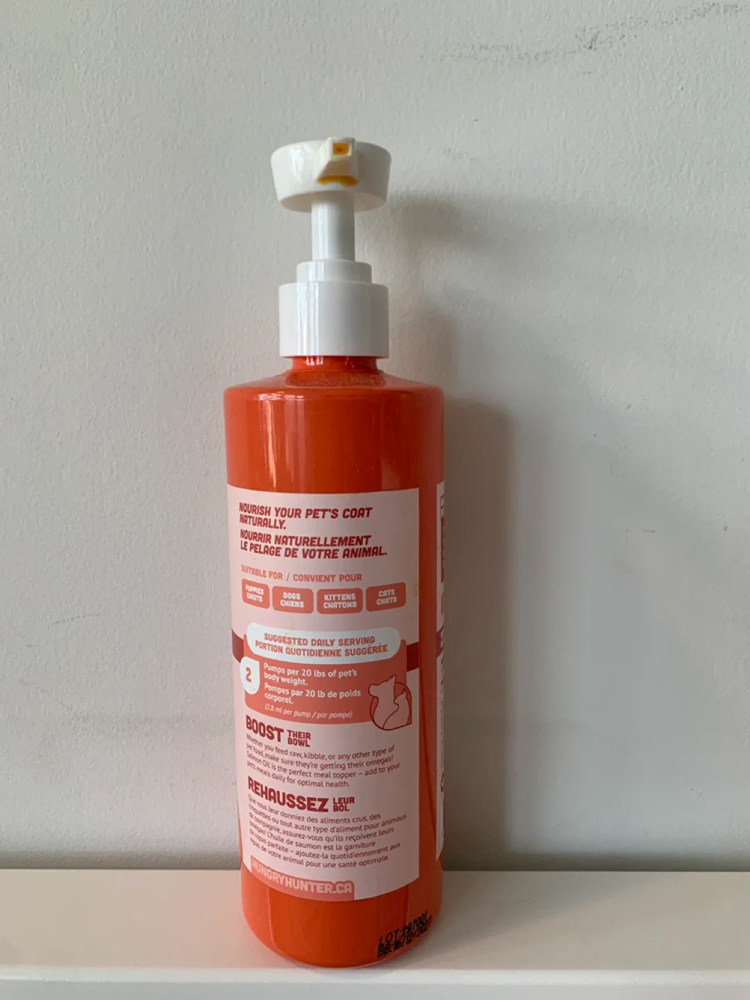 ‼️MOVING SALE‼️Hungry Hunter Salmon Oil for Pets - 500 mL image indicator(2)