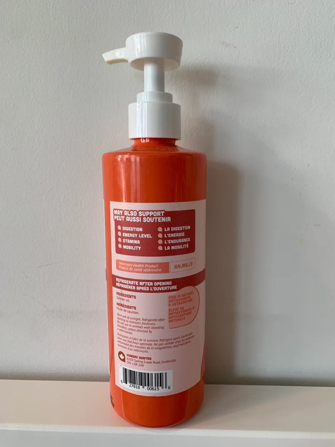 ‼️MOVING SALE‼️Hungry Hunter Salmon Oil for Pets - 500 mL image indicator(4)