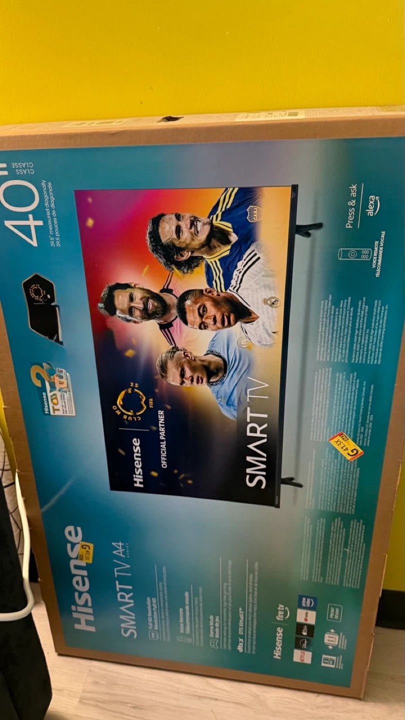 Hisense 40” Smart TV (Model 40A4NF) - Brand New in Box - photo 2