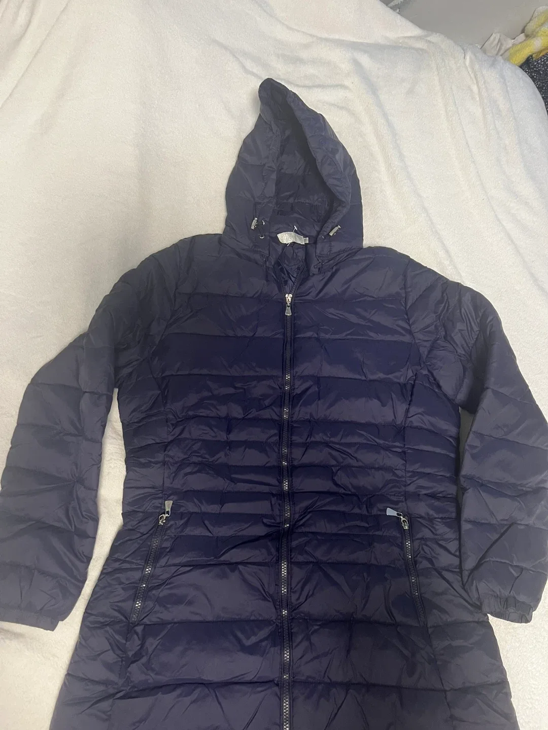 XXL Navy Blue Down Puffer Coat image indicator(2)