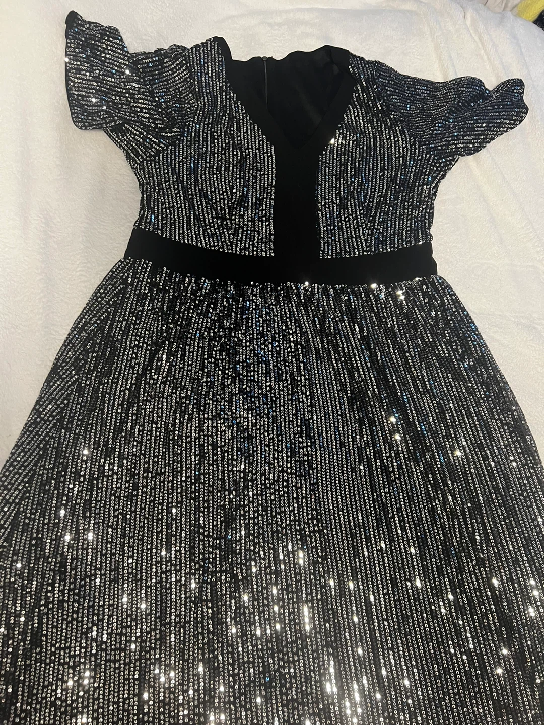 Sequin Black Party Dress - photo 3